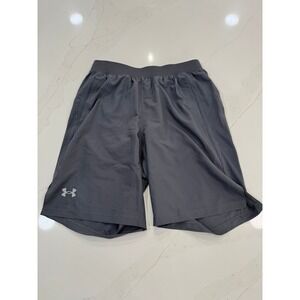Under Armour UA Launch Elite 9" Shorts Mens small S Grey Speedpocket NEW‎
